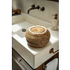 De Colonial Peek-a-Boo Mand - Naturel Bruin - M