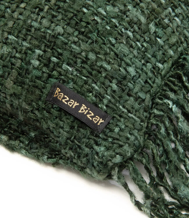 Bazar Bizar De Oh My Gee Kussenhoes - Donkergroen - 35x100