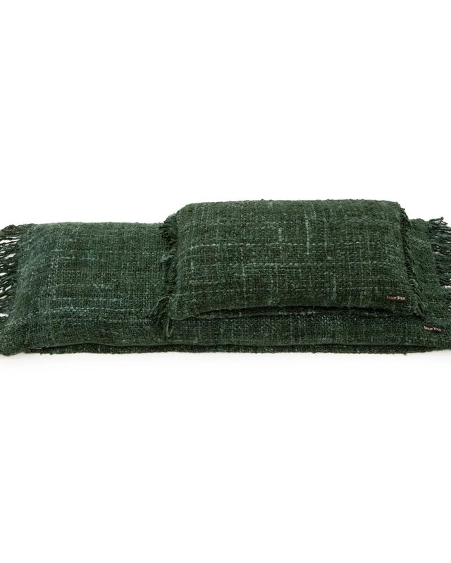 Bazar Bizar De Oh My Gee Kussenhoes - Donkergroen - 35x100