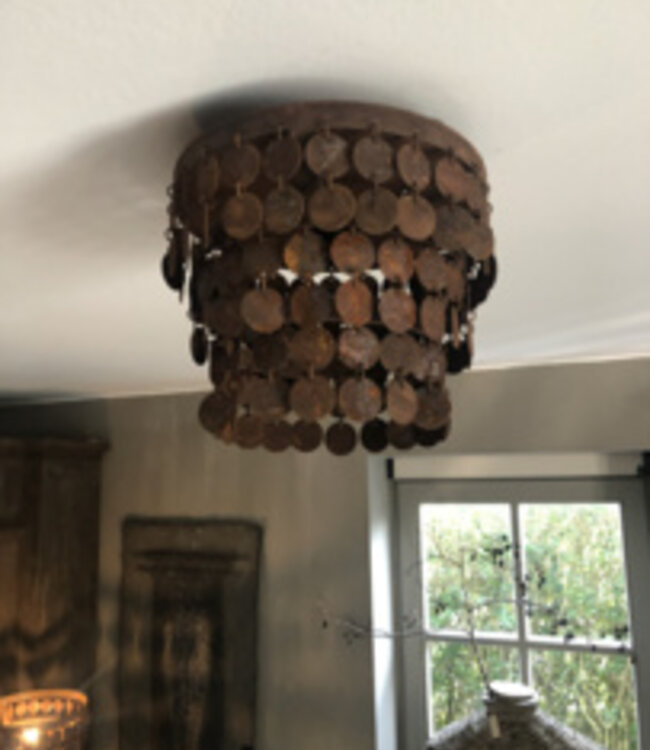 Rene Houtman Plafonniere Kleine Schijfjes | Roest | Tweede Kansje!