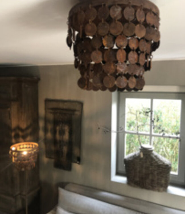 Rene Houtman Plafonniere Kleine Schijfjes | Roest | Tweede Kansje!