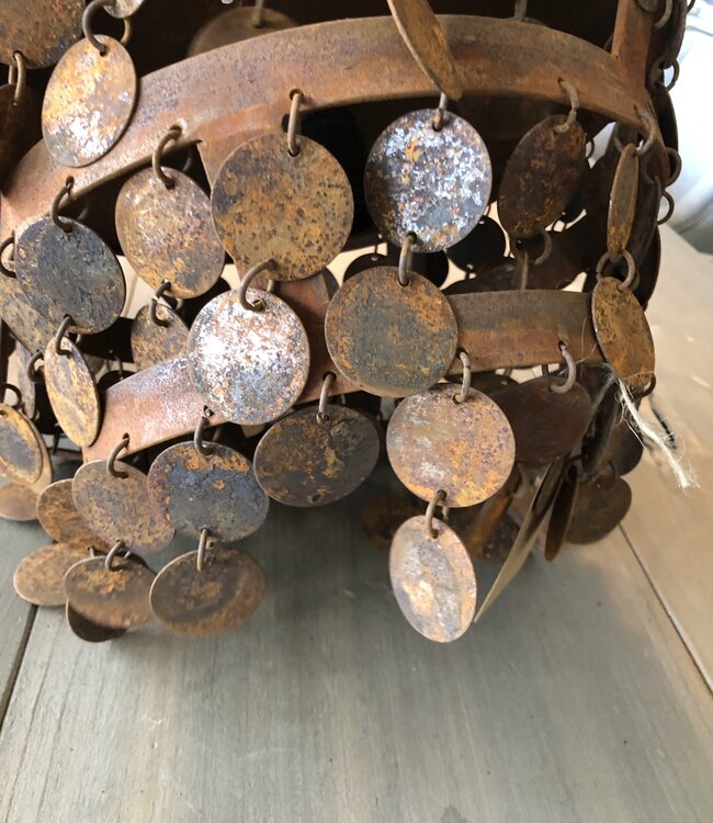 Rene Houtman Plafonniere Kleine Schijfjes | Roest | Tweede Kansje!