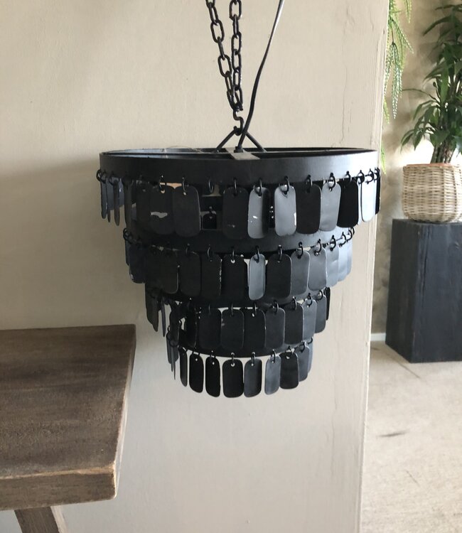 Rene Houtman Hanglamp Hangertjes | Zwart | Tweede Kansje!