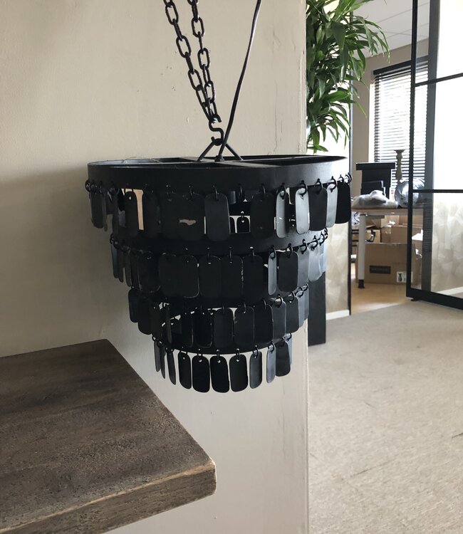 Rene Houtman Hanglamp Hangertjes | Zwart | Tweede Kansje!