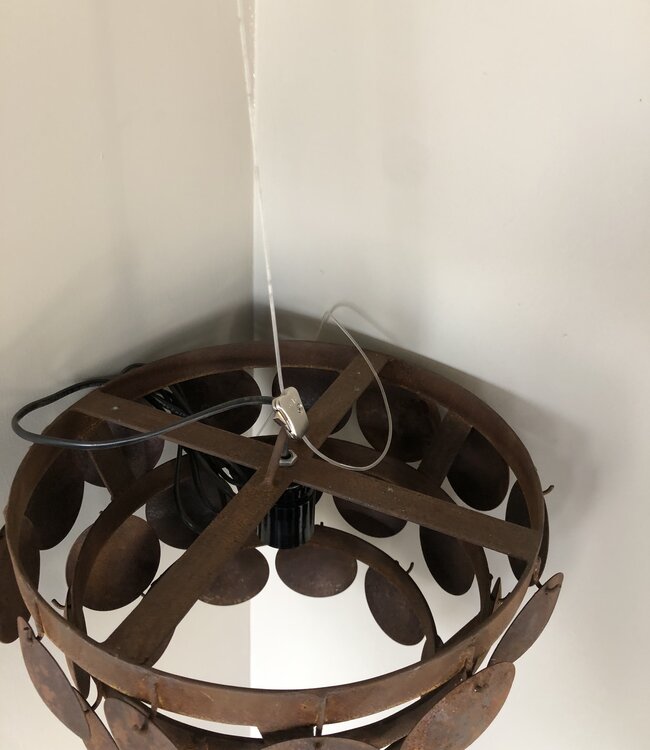 Rene Houtman Hanglamp Schijfjes | Roest | Tweede Kansje!