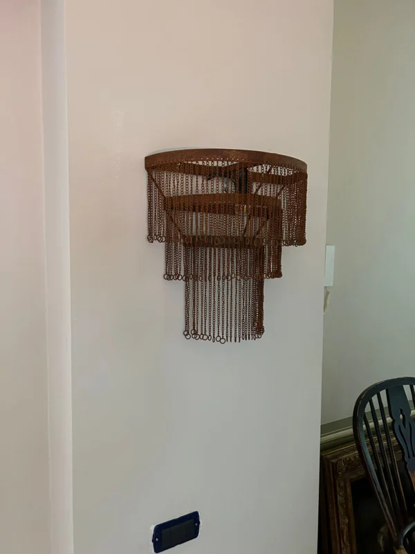Rene Houtman Wandlamp Kettinkjes | Roest