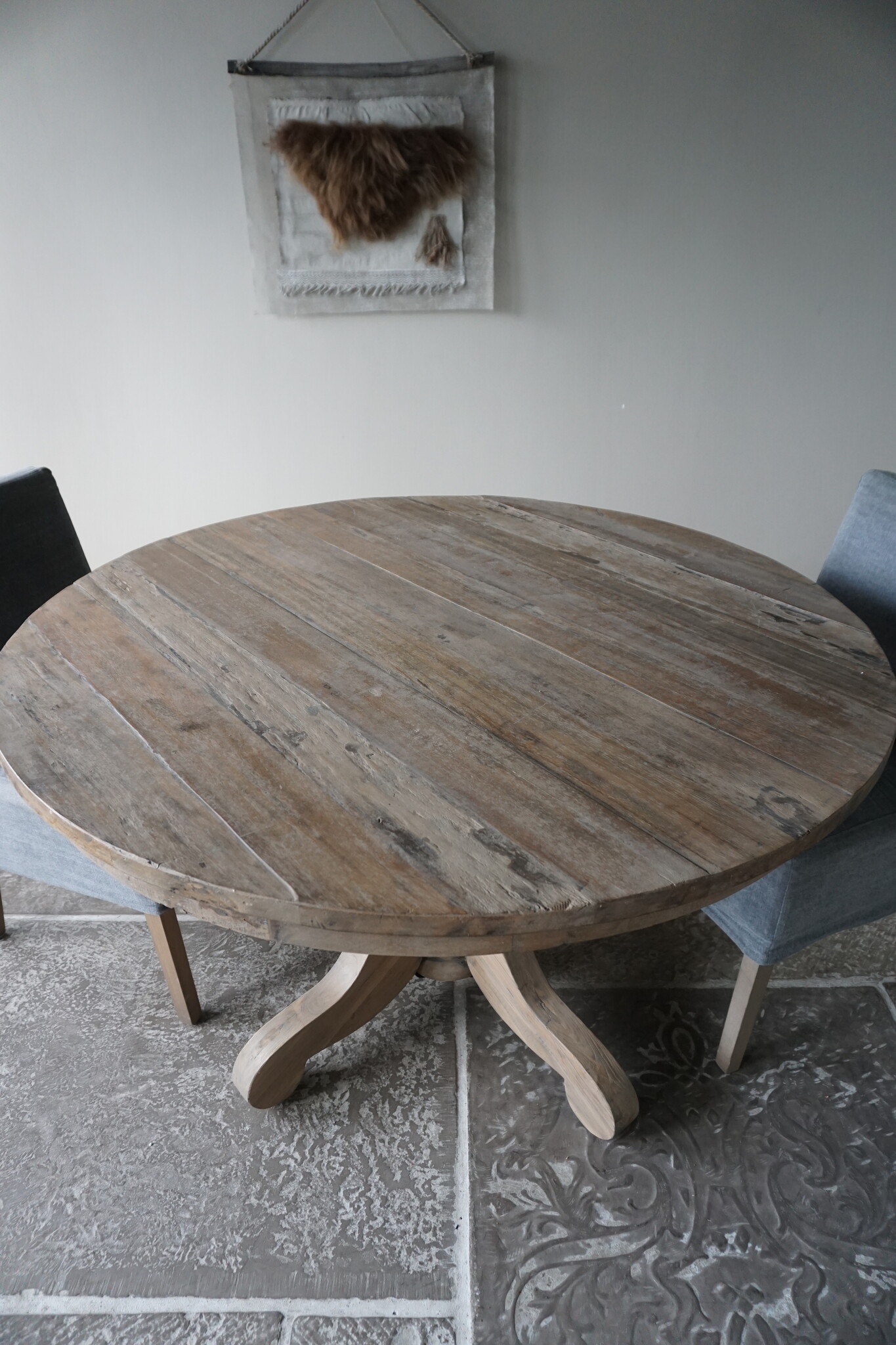 Rene Houtman Eetkamertafel Rond | Ø130 x H79 cm | Bruin