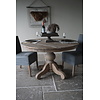 Eetkamertafel Rond | Ø130 x H79 cm | Bruin