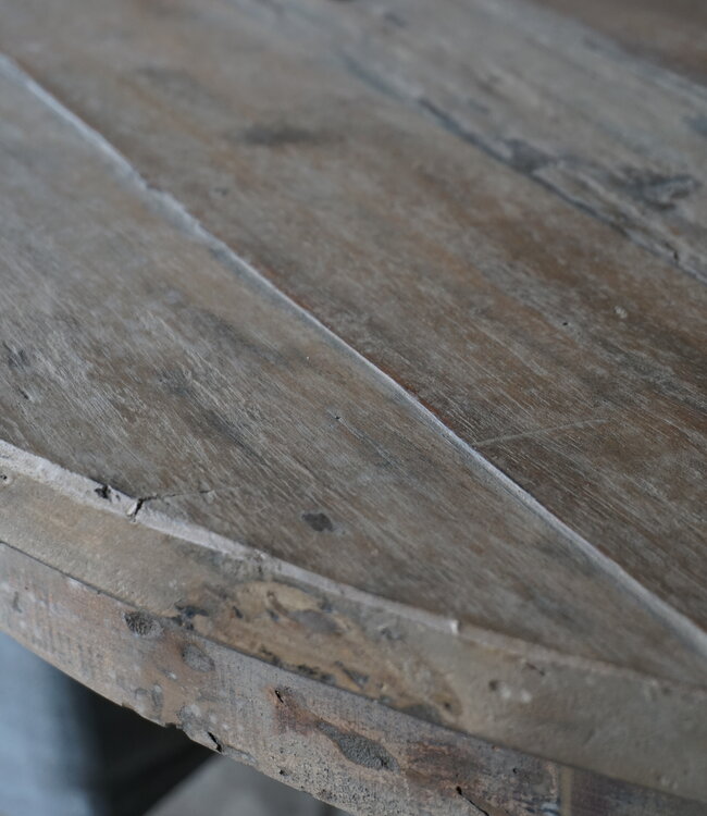 Rene Houtman Eetkamertafel Rond | Ø130 x H79 cm | Bruin