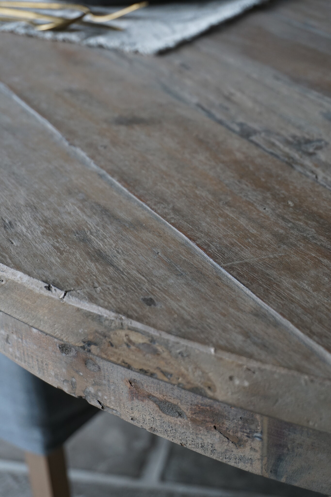 Rene Houtman Eetkamertafel Rond | Ø130 x H79 cm | Bruin