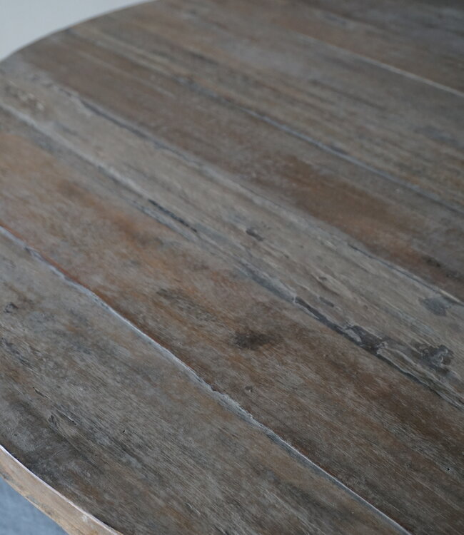 Rene Houtman Eetkamertafel Rond | Ø130 x H79 cm | Bruin