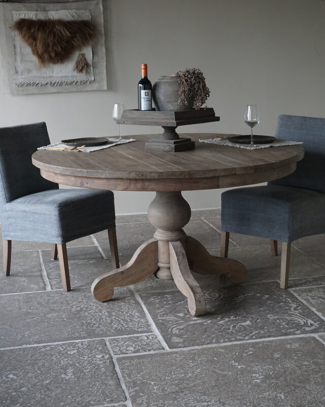 Rene Houtman Eetkamertafel Rond | Ø140 x H80 cm | Bruin
