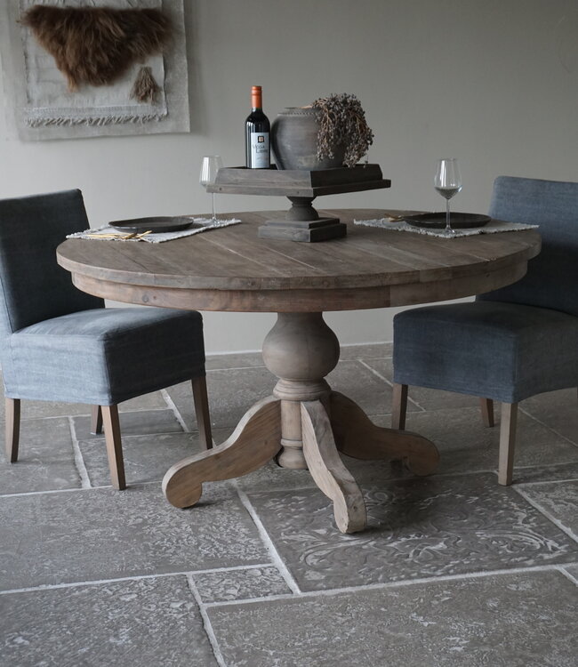 Rene Houtman Eetkamertafel Rond | Ø140 x H80 cm | Bruin