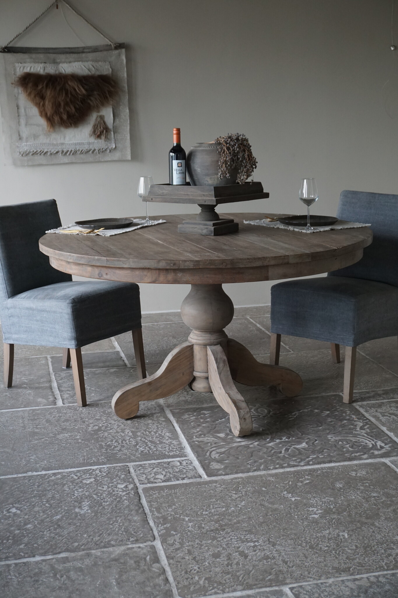 Rene Houtman Eetkamertafel Rond | Ø140 x H80 cm | Bruin