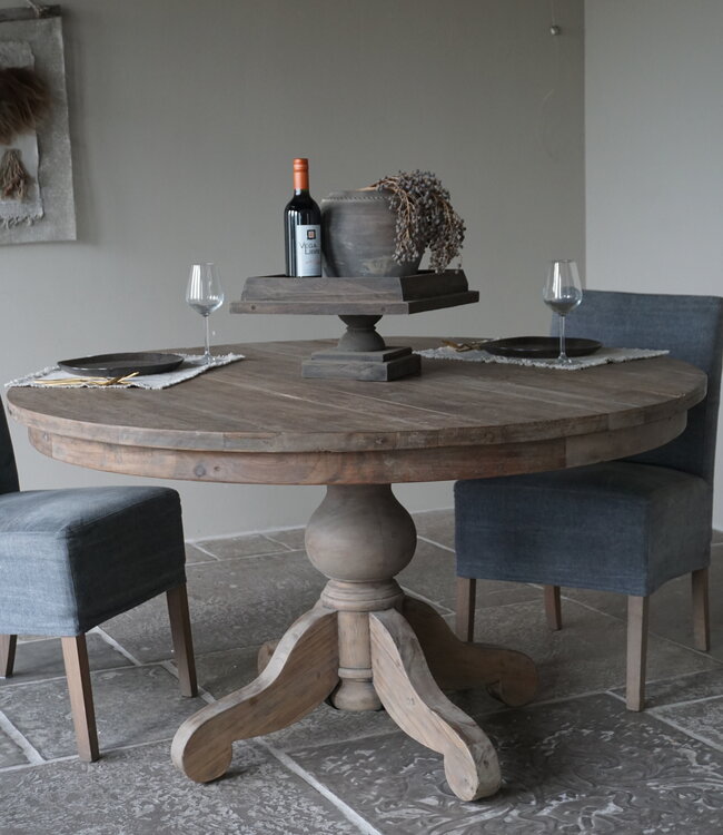 Rene Houtman Eetkamertafel Rond | Ø140 x H80 cm | Bruin