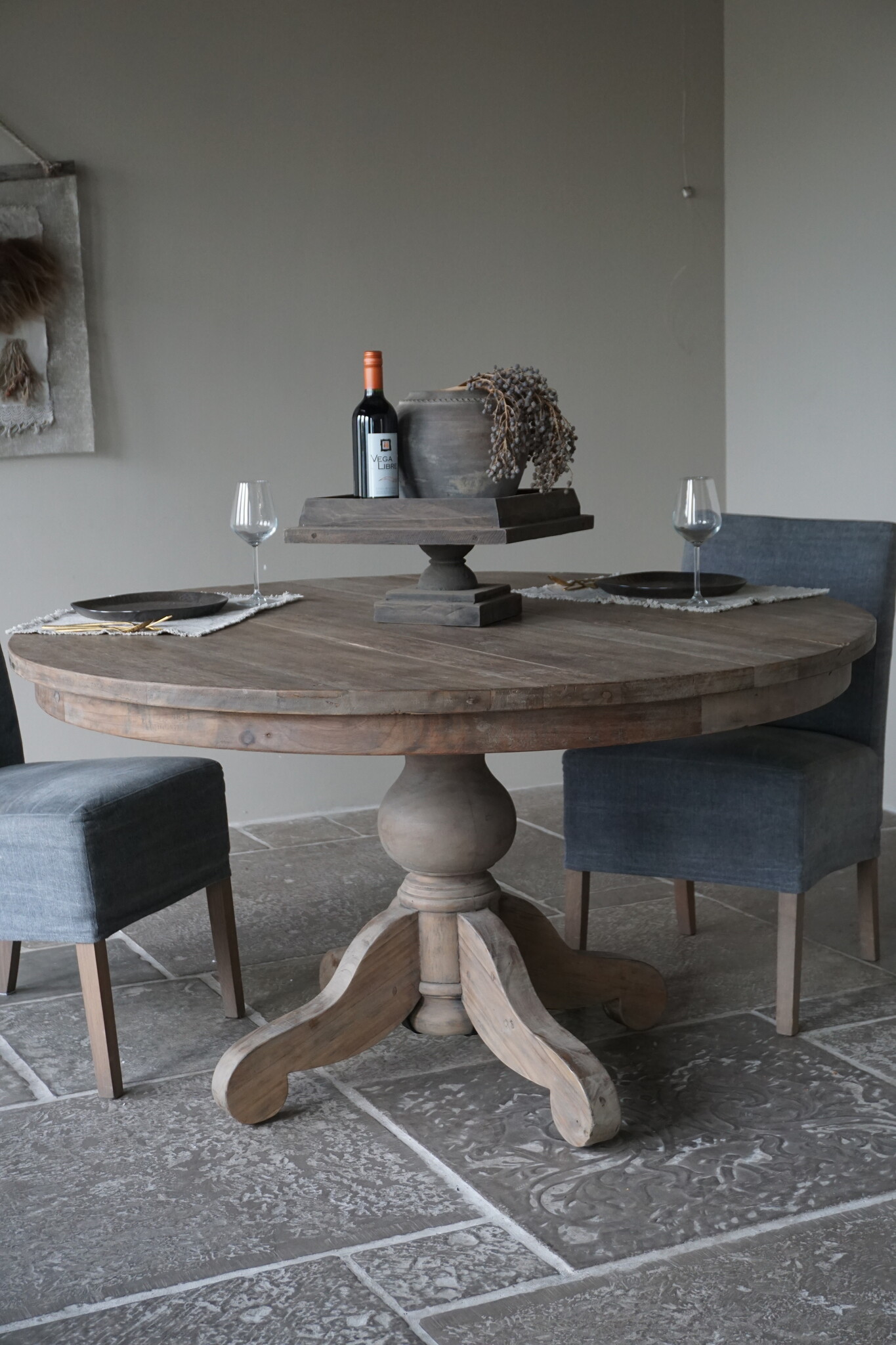 Rene Houtman Eetkamertafel Rond | Ø140 x H80 cm | Bruin