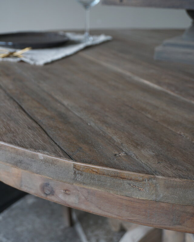 Rene Houtman Eetkamertafel Rond | Ø140 x H80 cm | Bruin