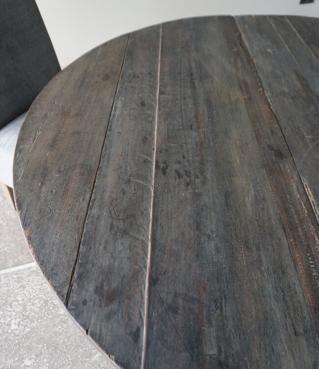 Rene Houtman Ronde Eetkamertafel Grey 130 x H78 Cm - Tweedekansje!