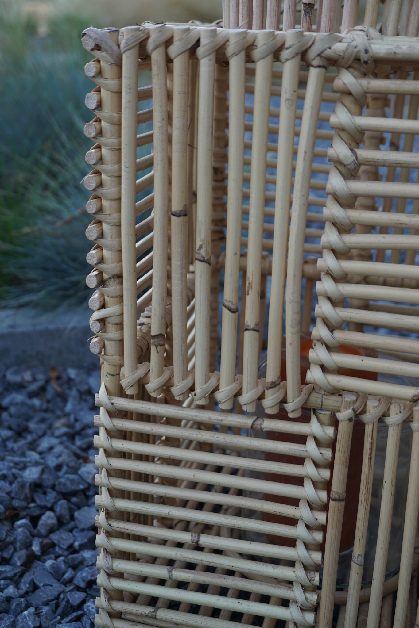 Rene Houtman Windlicht Rotan H40x25x25 Cm - Naturel