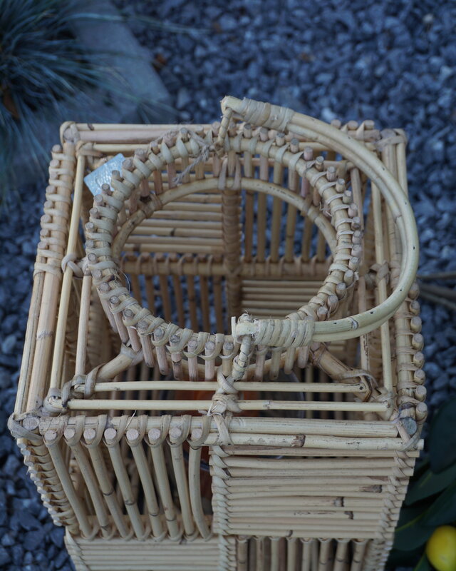 Rene Houtman Windlicht Rotan H40x25x25 Cm - Naturel