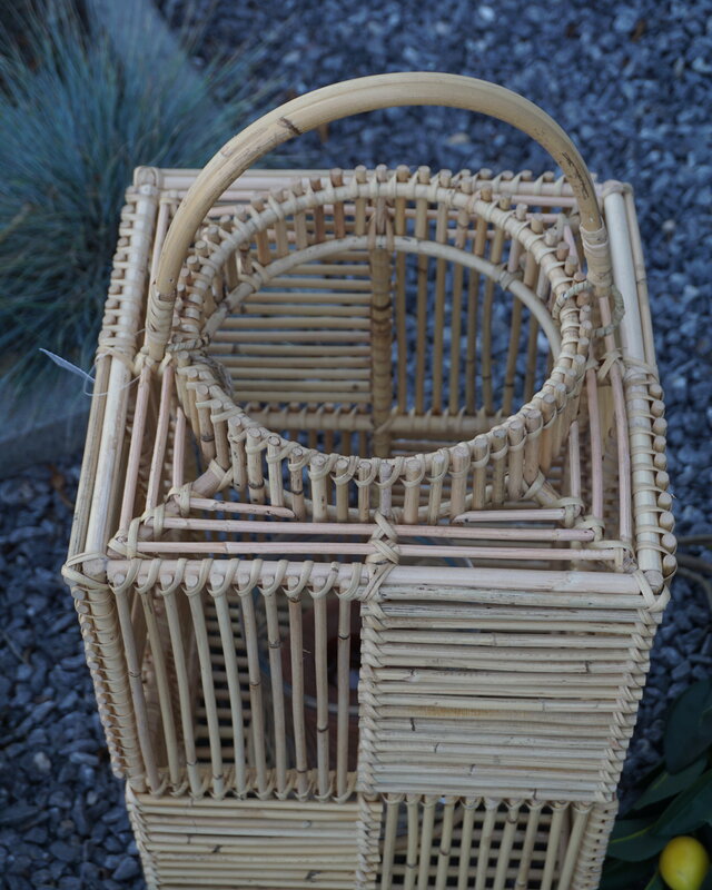 Rene Houtman Windlicht Rotan H50x30x30 Cm - Naturel