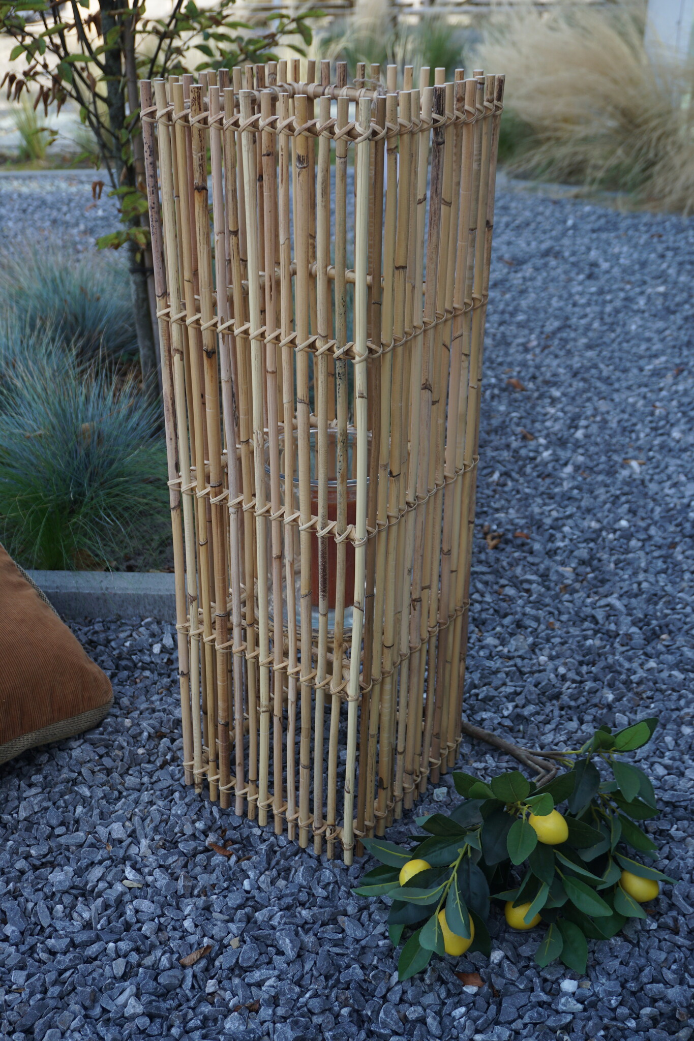 Rene Houtman Windlicht Rotan Blond H80x25x25 Cm
