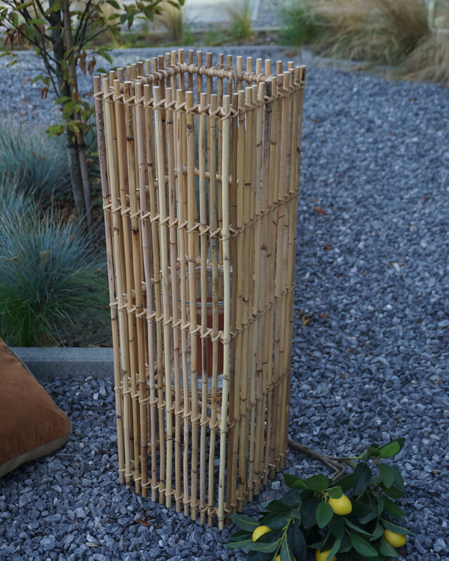 Rene Houtman Windlicht Rotan Blond H80x25x25 Cm