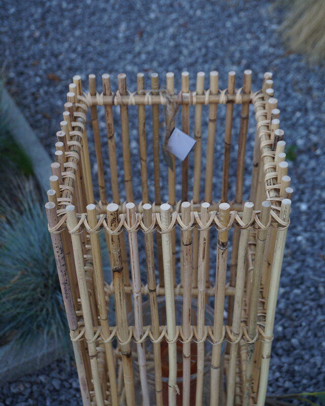 Rene Houtman Windlicht Rotan Blond H80x25x25 Cm