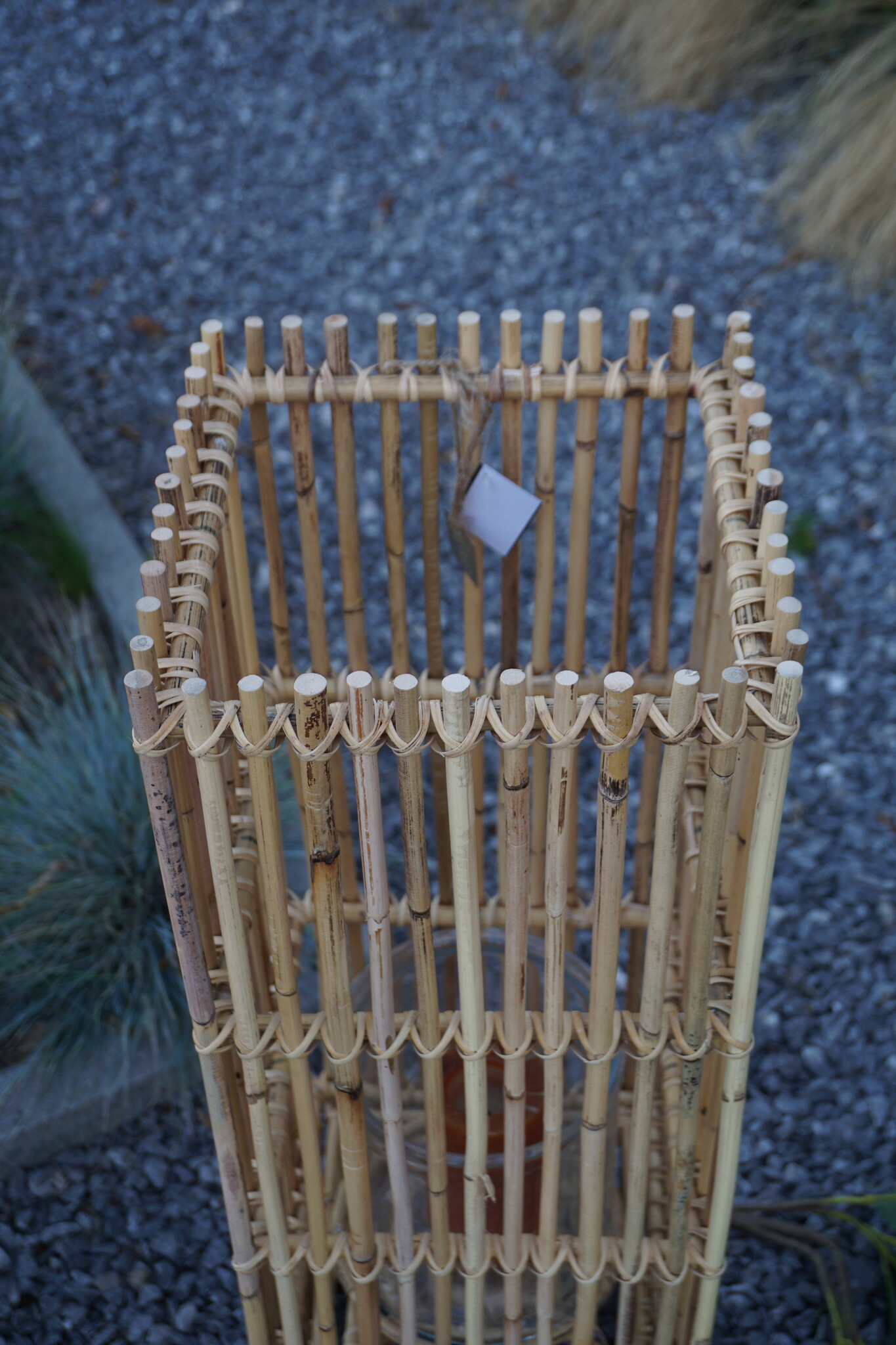 Rene Houtman Windlicht Rotan Blond H80x25x25 Cm