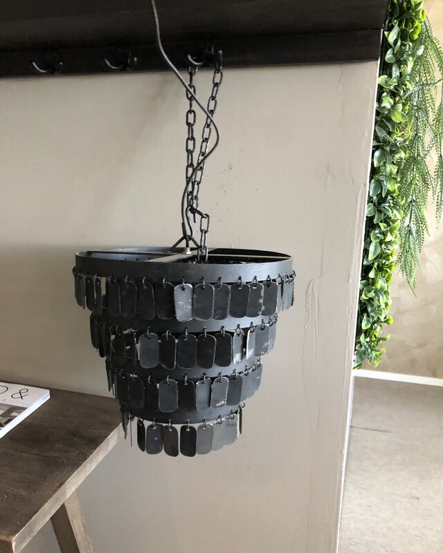 Rene Houtman Hanglamp Hangertjes | Zwart | Tweede Kansje!