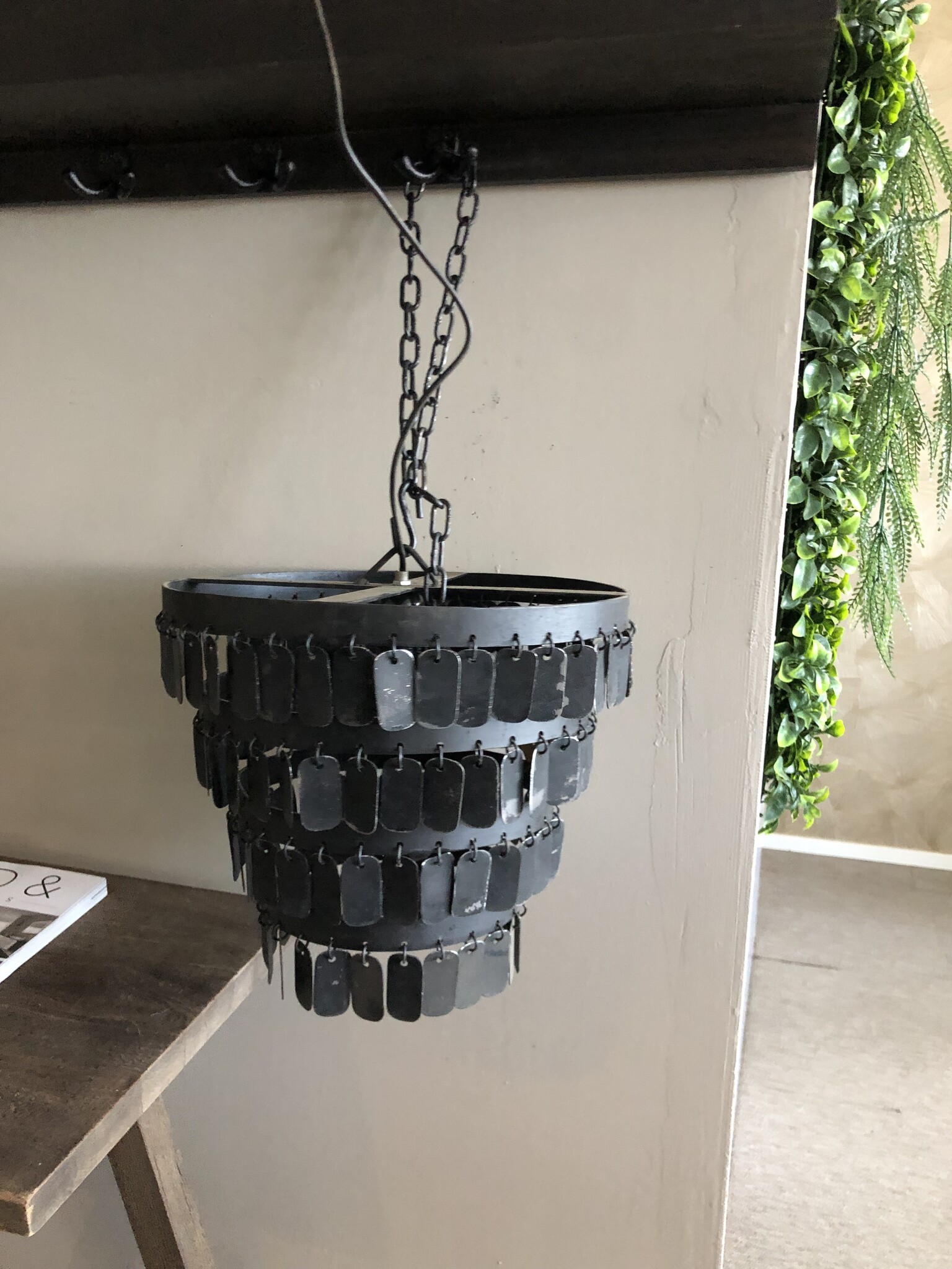 Rene Houtman Hanglamp Hangertjes | Zwart | Tweede Kansje!