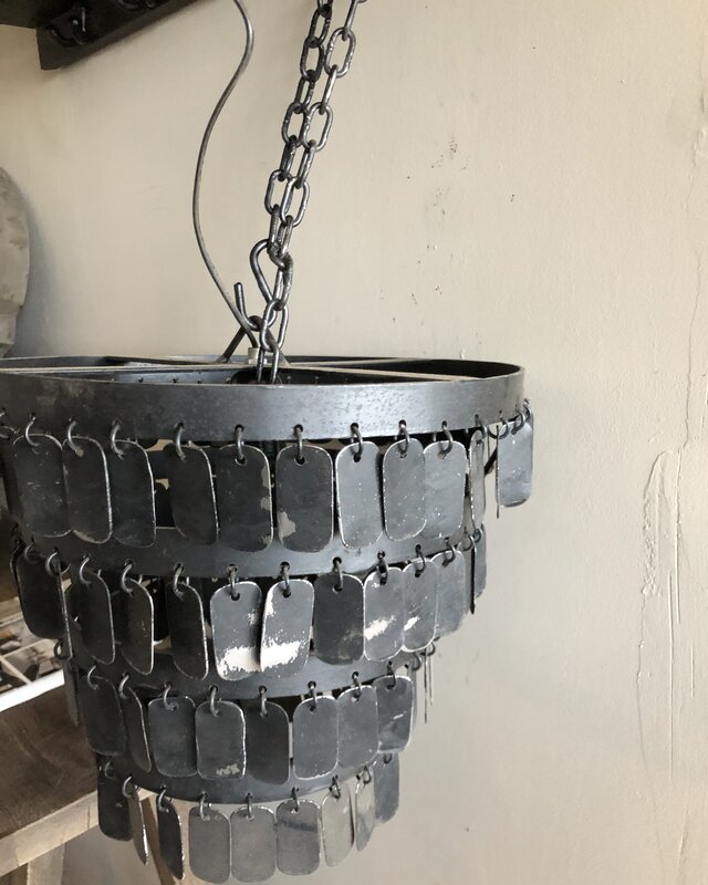 Rene Houtman Hanglamp Hangertjes | Zwart | Tweede Kansje!
