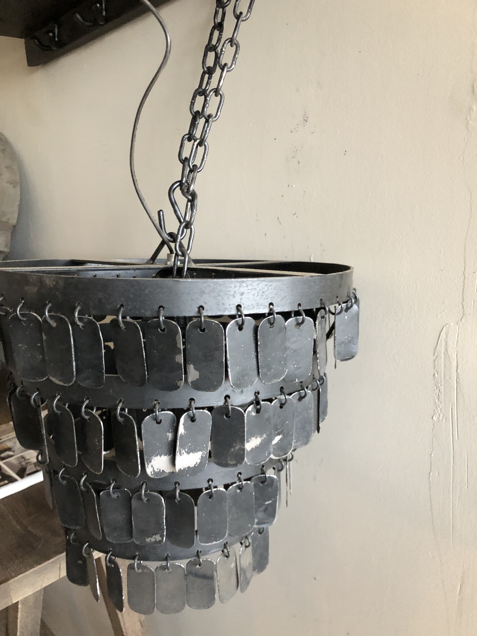 Rene Houtman Hanglamp Hangertjes | Zwart | Tweede Kansje!