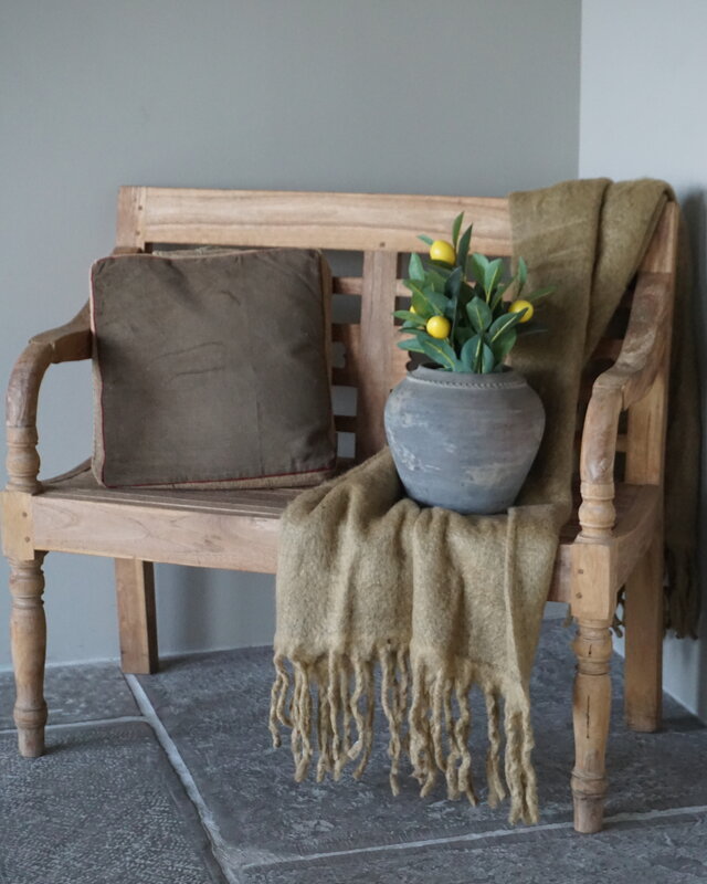 Goround Interior Kussen + Binnen kussen Miguel Olive B41xH41 Cm