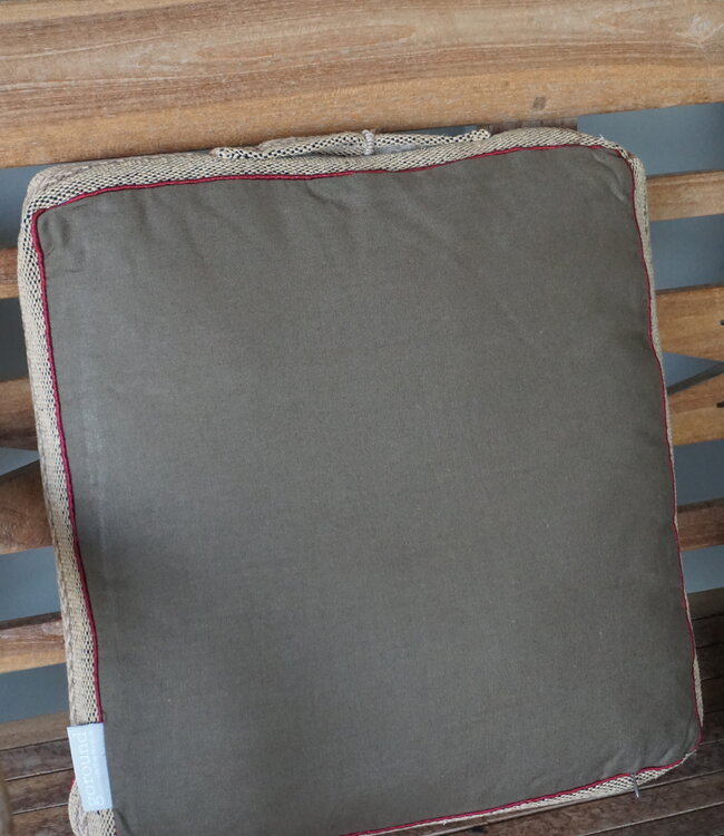 Goround Interior Kussen + Binnen kussen Miguel Olive B41xH41 Cm