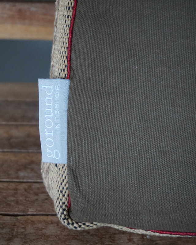 Goround Interior Kussen + Binnen kussen Miguel Olive B41xH41 Cm