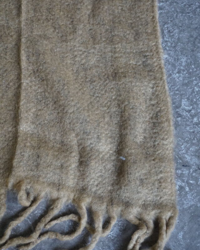 Goround Interior Wollen Plaid Wheat/Olive 130 x 170 Cm