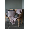 Wollen Plaid Tearose/Roze 130x 170 Cm