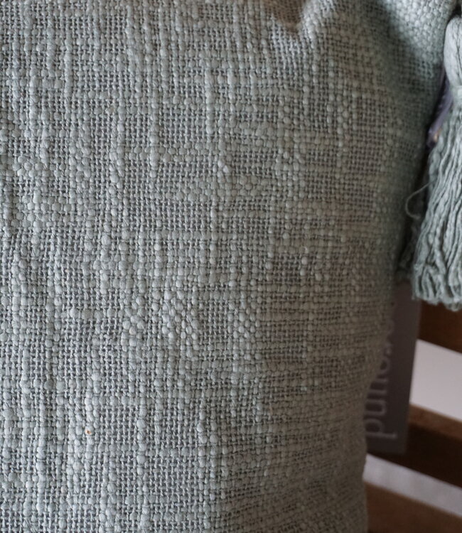 Goround Interior Kussen + Binnen kussen Slub Olijfgroen 45x45 Cm