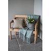 Wollen Plaid Olijfgroen 130 x 170 Cm