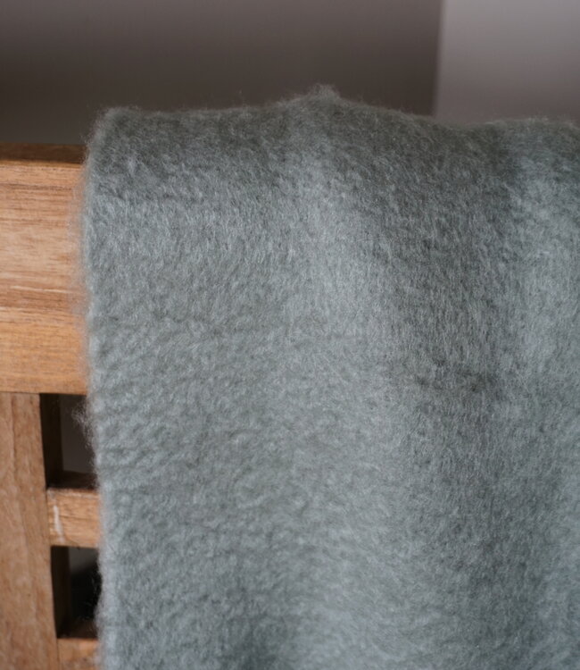 Goround Interior Wollen Plaid Olijfgroen 130 x 170 Cm