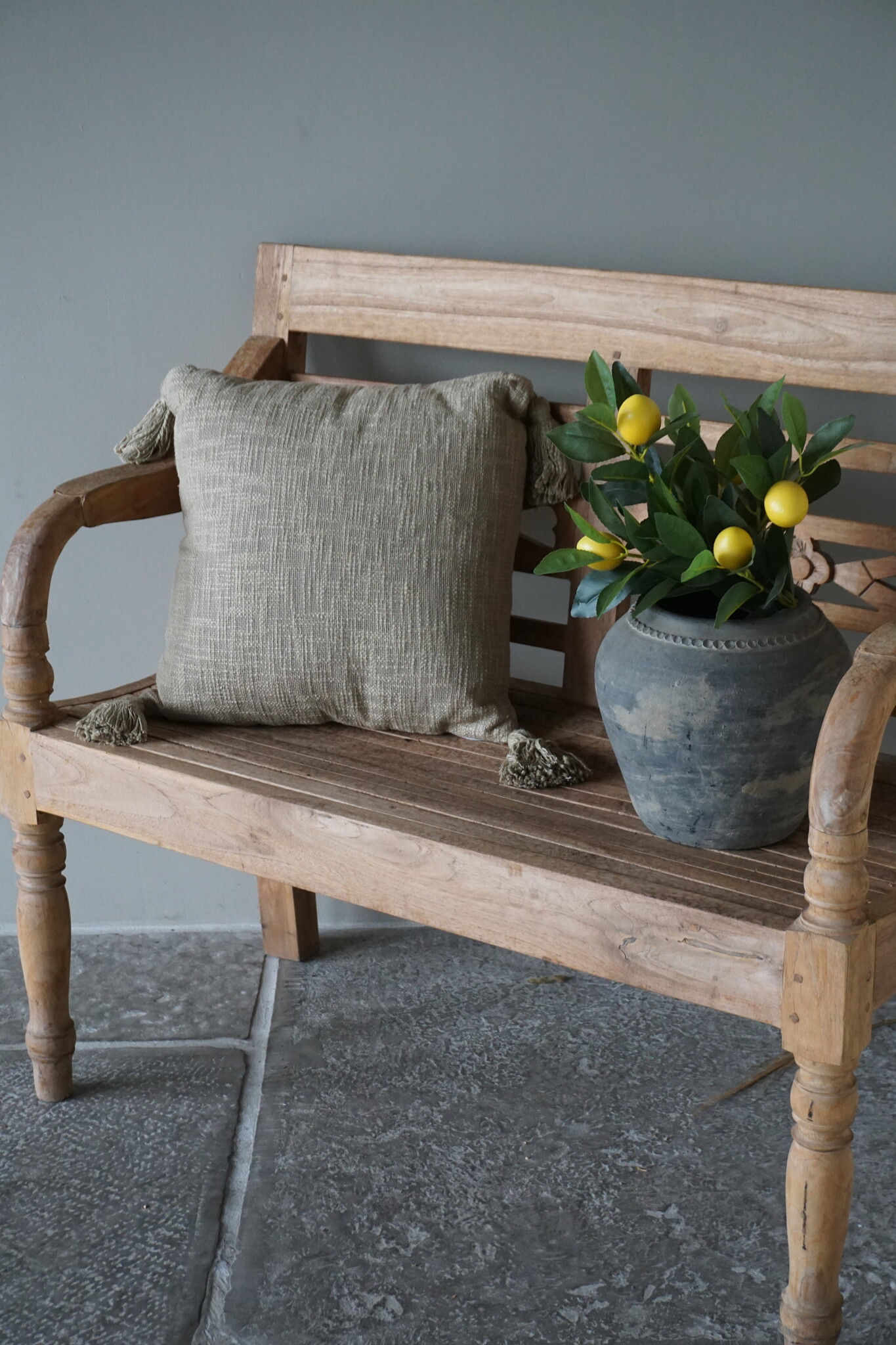 Goround Interior Kussen + Binnen Kussen Slub Linen 45 x 45 Cm
