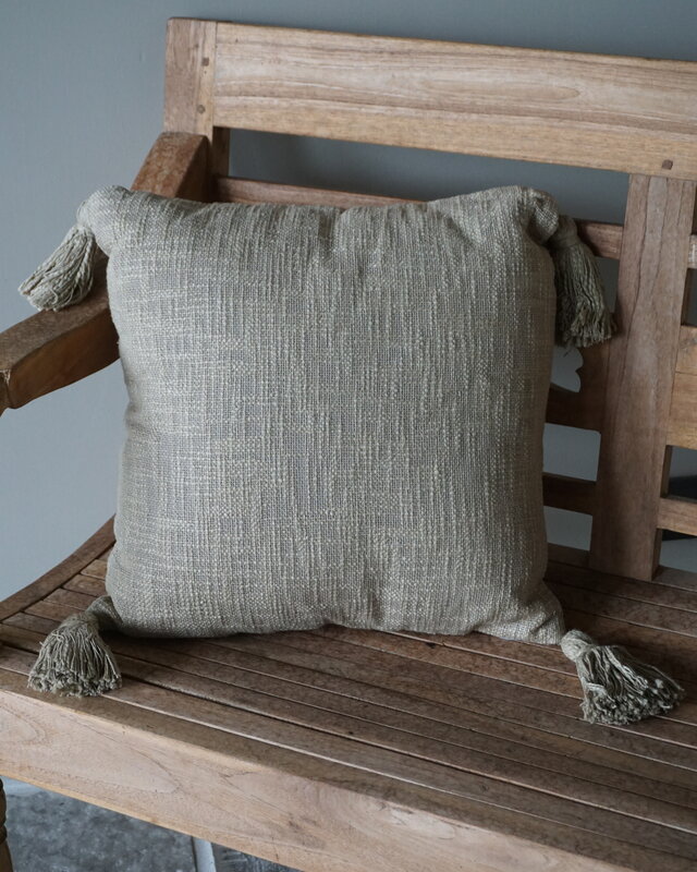 Goround Interior Kussen + Binnen Kussen Slub Linen 45 x 45 Cm