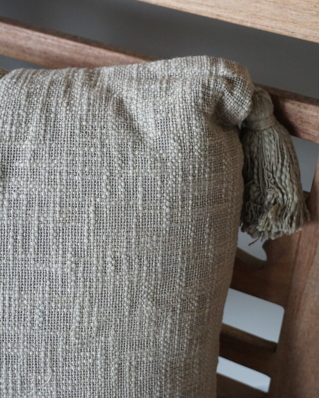 Goround Interior Kussen + Binnen Kussen Slub Linen 45 x 45 Cm