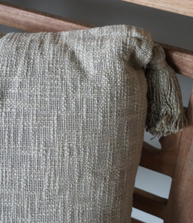 Goround Interior Kussen + Binnen Kussen Slub Linen  45 x 45 Cm