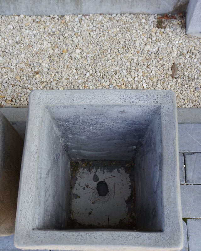 Il Cupido Pot Bloembak Beton Ramskop H40 x B33 Cm