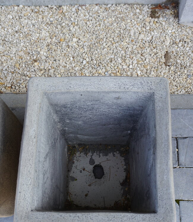 Il Cupido Pot Bloembak Beton Ramskop H40 x B33 Cm