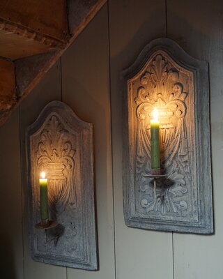 Il Cupido Wandkandelaar Wandornament Beton H55xB27 Cm