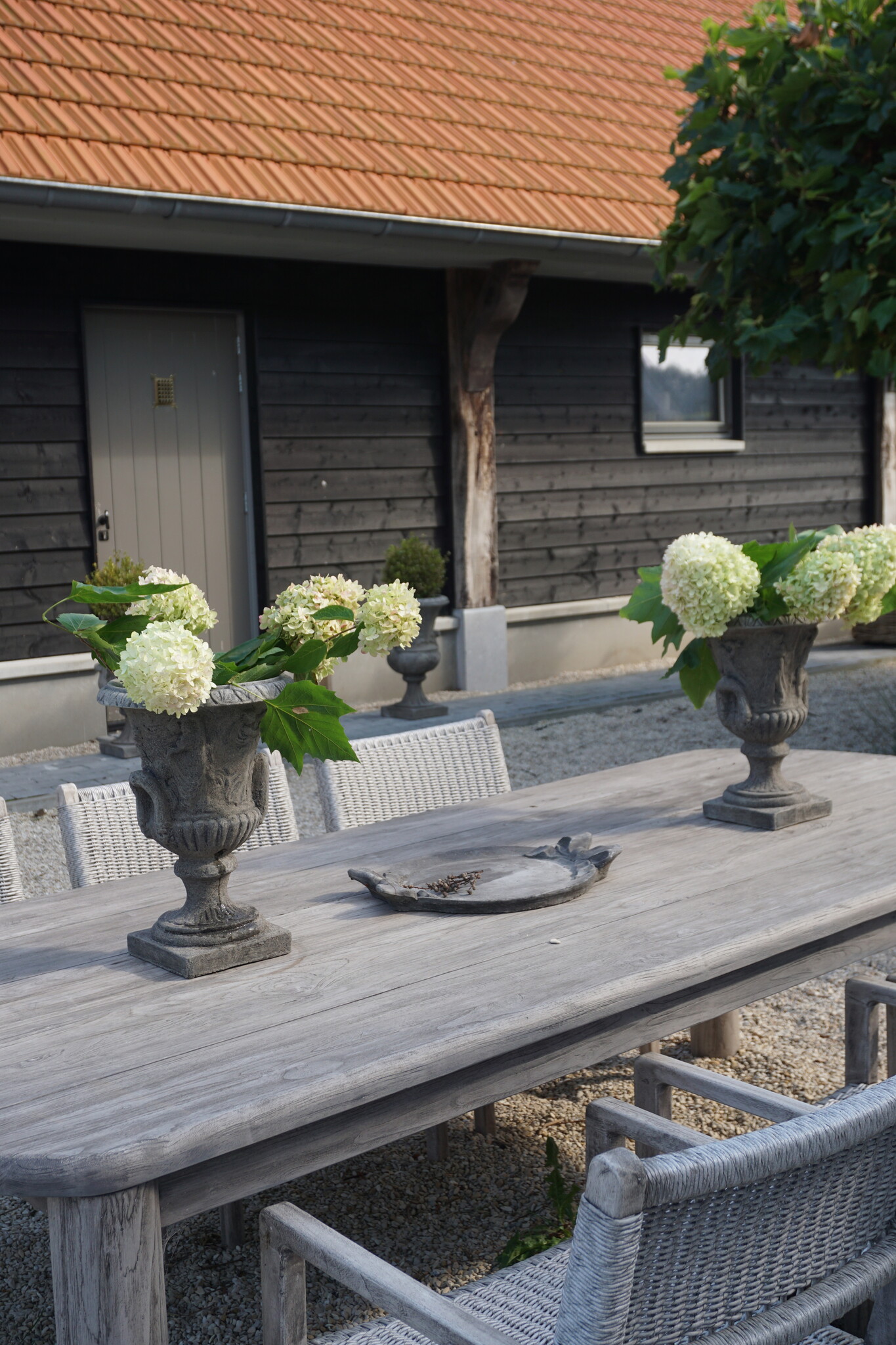 Il Cupido Bloembak Beton Grieks Met Oren H43 x B30 Cm