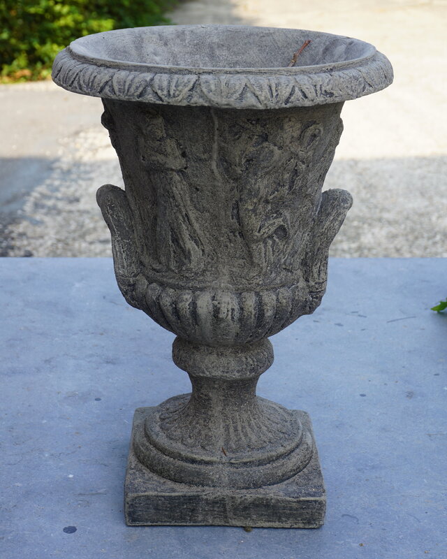 Il Cupido Bloembak Beton Grieks Met Oren H43 x B30 Cm